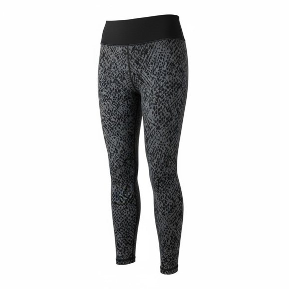 offline by aerie Pants - Aerie OFFLINE by Aerie Women’s Gray Snake Print Athletic Leggings  Size Large